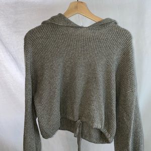 Hooded American Eagle sweater.